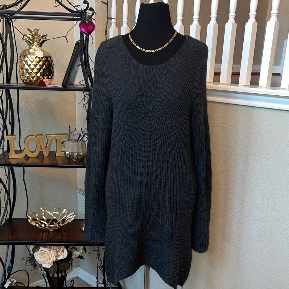 Nygard Charcoal Crew Neck Sweater